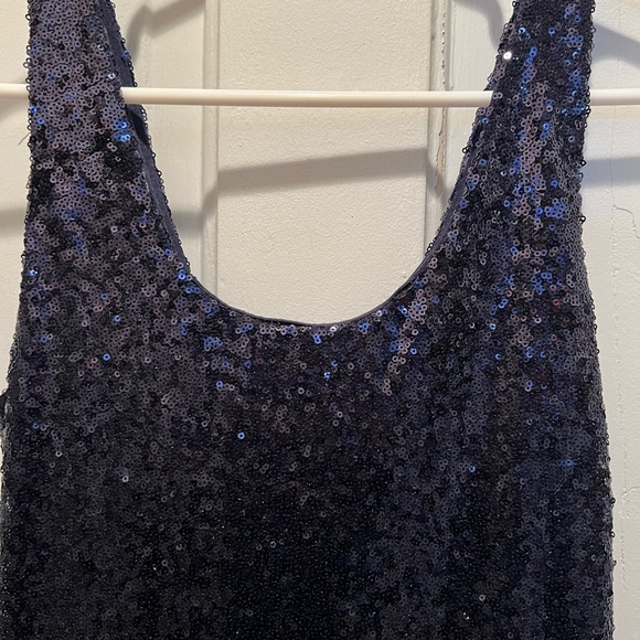 Rue 21 Sequin Blue Mini Dress size small - Picture 7 of 7